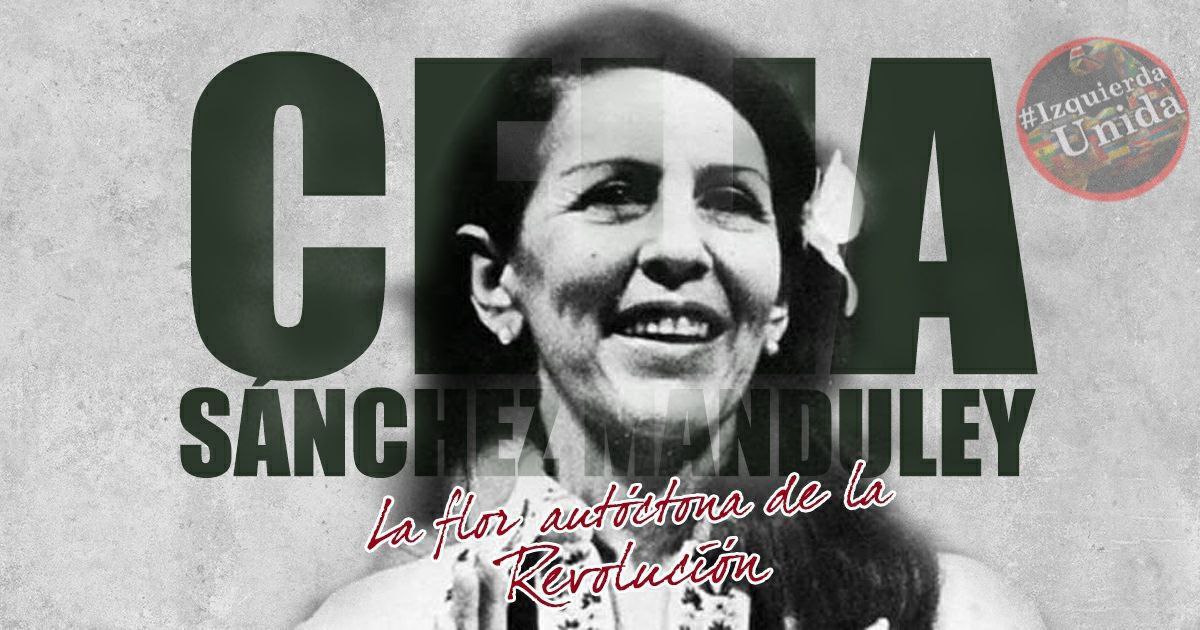 Nuestra Celia ♥️, la Celia de pueblo; Vives en cada mujer y cubano 🇨🇺. #CeliaDeCuba #IzquierdaUnida