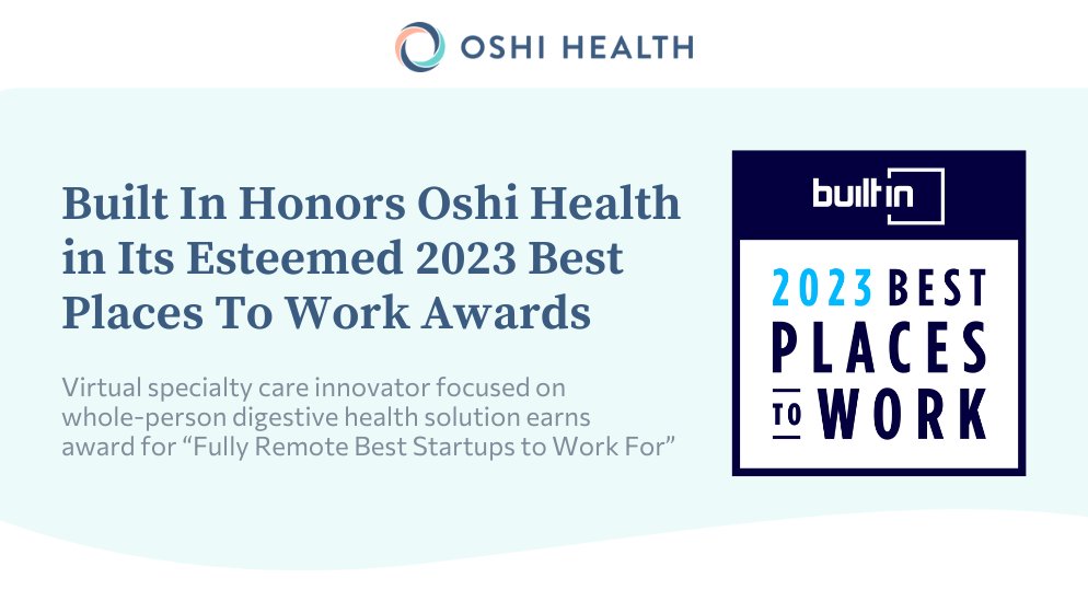 OshiHealth's tweet photo. We are honored to be named one of the 2023 Best Places To Work by @BuiltIn. 

Learn more about this award here: https://t.co/CjpSZdbhJj https://t.co/MlP5i2qhdr