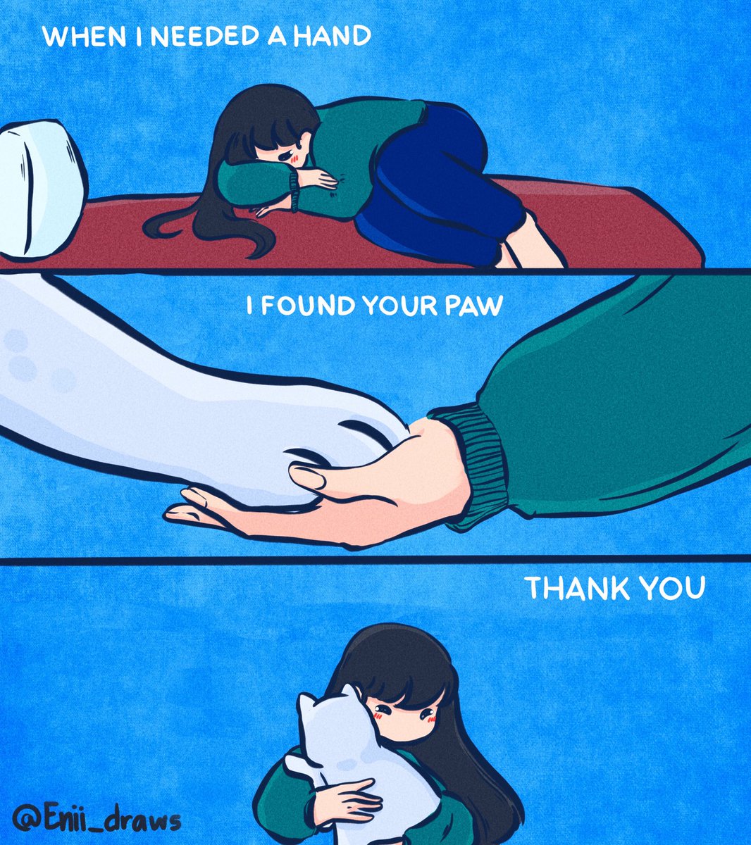 Enii_draws's tweet photo. 👧🐱💕 https://t.co/cI0YvAr1Yo