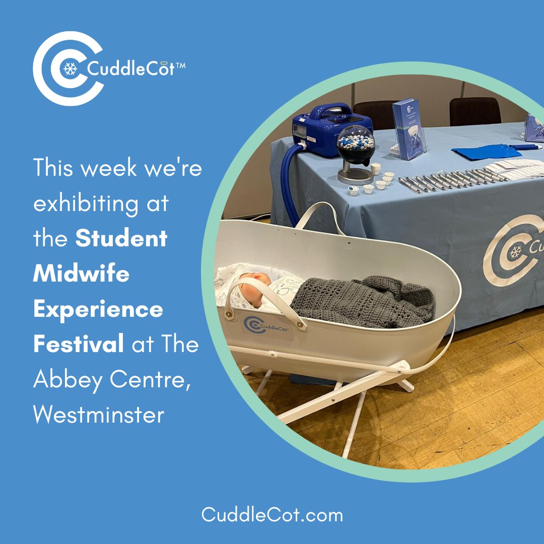 CuddleCot's tweet photo. Today we are exhibiting at the Student Midwife Experience Festival, meeting student midwives and hearing inspirational talks from leading midwives. @MidwiferyForum
#smef23 #MidwiferyForum #studentmidwife #midwife #midwifery #CuddleCot https://t.co/iPR5O7LjRF