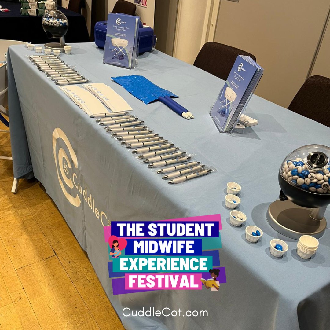 CuddleCot's tweet photo. Today we are exhibiting at the Student Midwife Experience Festival, meeting student midwives and hearing inspirational talks from leading midwives. @MidwiferyForum
#smef23 #MidwiferyForum #studentmidwife #midwife #midwifery #CuddleCot https://t.co/iPR5O7LjRF