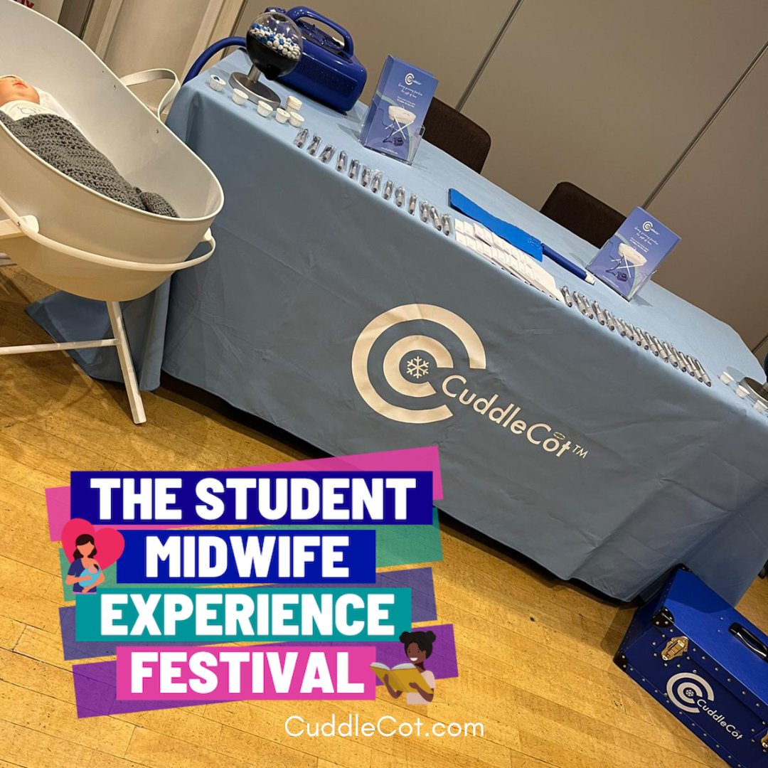 CuddleCot's tweet photo. Today we are exhibiting at the Student Midwife Experience Festival, meeting student midwives and hearing inspirational talks from leading midwives. @MidwiferyForum
#smef23 #MidwiferyForum #studentmidwife #midwife #midwifery #CuddleCot https://t.co/iPR5O7LjRF