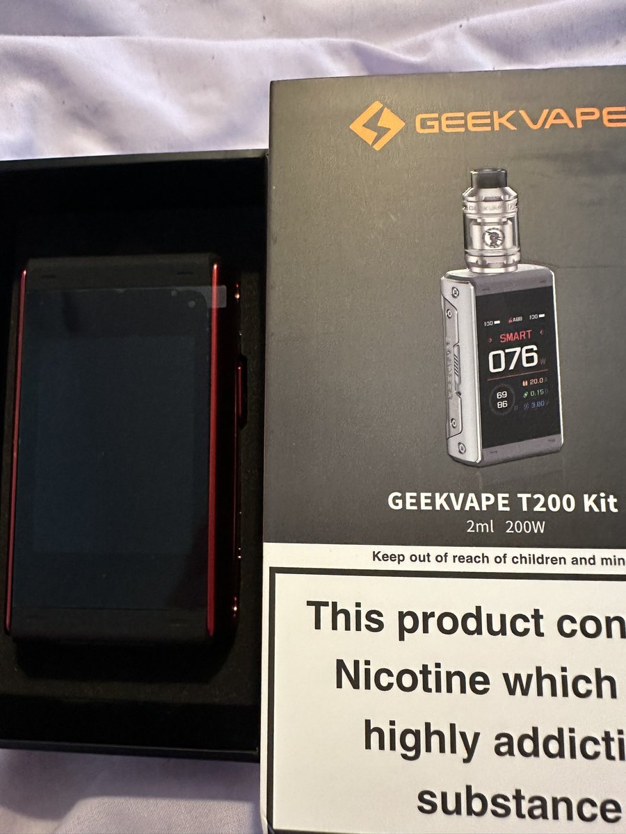 Isn’t she a beauty!! #GeekVape #T200 #Vaping101