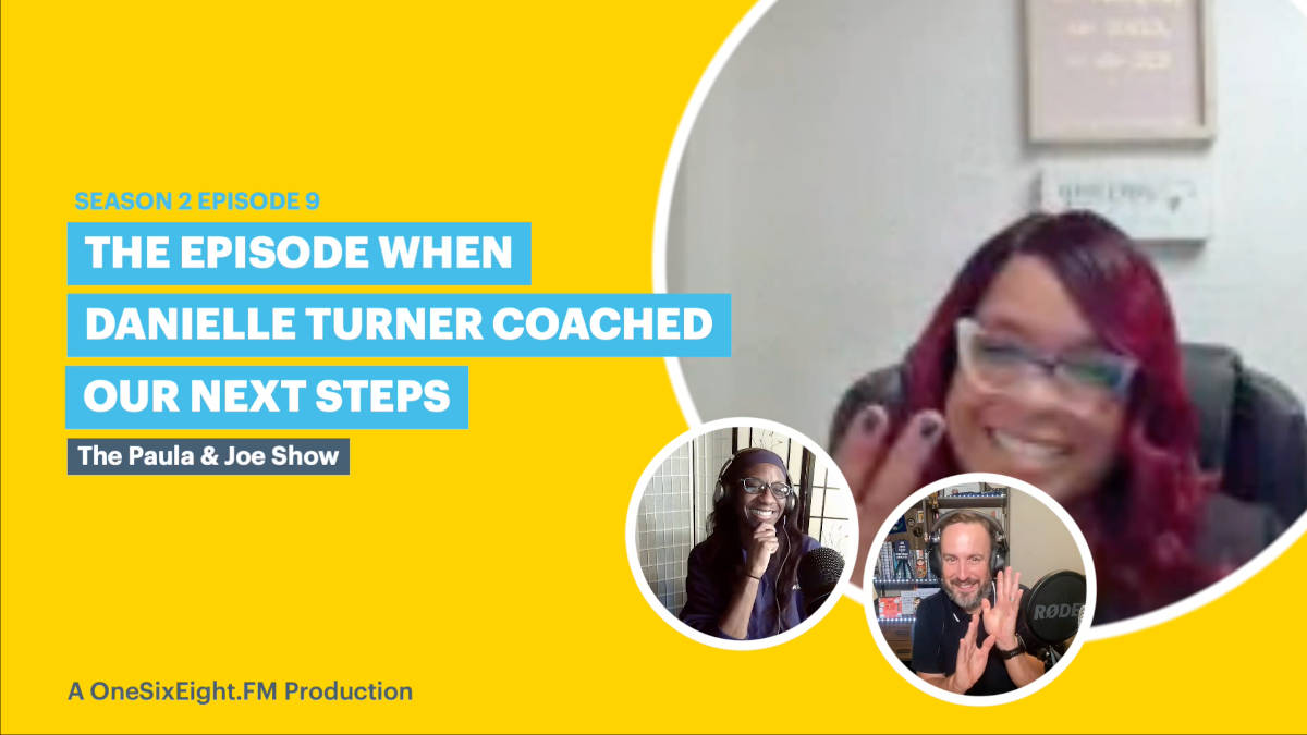 [New Episode] The Episode When Danielle Turner Coached Our Next Steps - onesixeight.fm/the-episode-wh…

In this episode, Danielle Turner talks with Paula Bell &amp; Joe Newbert about setting goals, taking action, and staying motivated to become our optimal self.

#baot #pmot