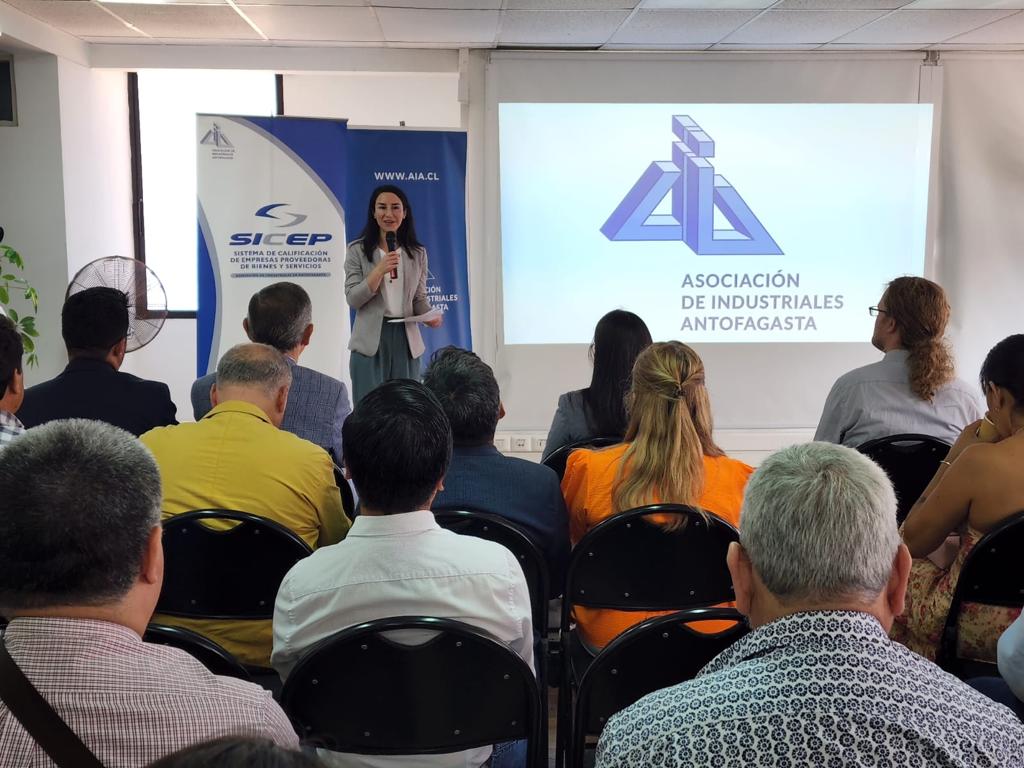 EnergiaAntof's tweet photo. 🟢Nuestra seremi @Dafne_PinoR fue parte del encuentro comercial con 9 empresas alemanas que visitaron la región para conocer el desarrollo y avance del hidrógeno verde. 

✅Actividad organizada por la Cámara Chileno Alemana de Comercio, en colaboración con la @AIA_ANTOFAGASTA https://t.co/wJqxqrmq4d