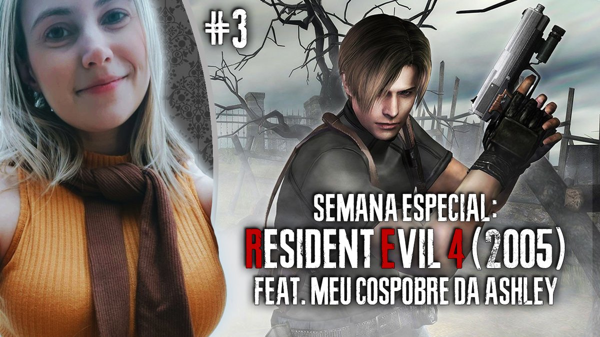 residentevildb's tweet photo. Estamos AO VIVO no YouTube! Bora comemorar o aniversário de 18 anos de Resident Evil 4! ❤️🥳 Mais uma vez, estou de cospobre da Ashley! LINK: https://t.co/evf5DymQED https://t.co/pWbL1NJ19w