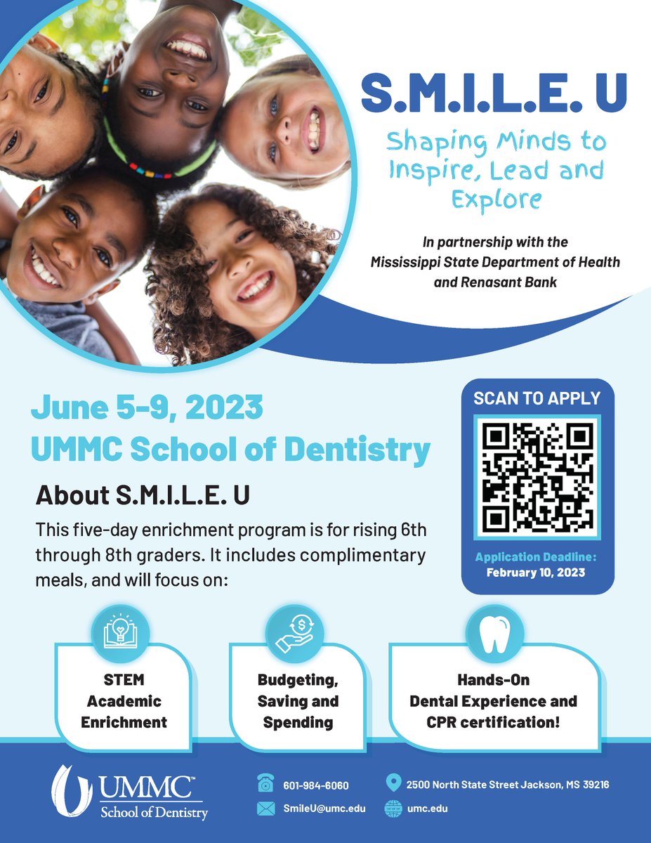 School of Dentistry at UMMC on Twitter "The deadline to apply is February 10, 2023. Apply here
