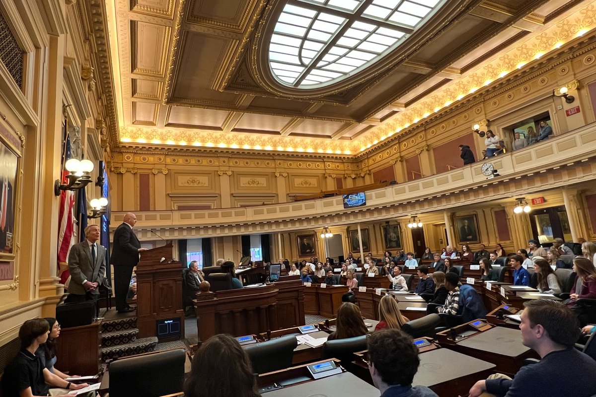 We're just a few hours from the beginning of the 2023 General Assembly session!

Speaker <a href="/cToddGilbert/">Todd Gilbert</a> spoke to our House Pages this weekend as they took the oath and got to work!