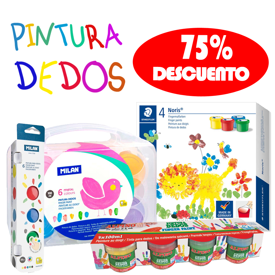 Deja que tus hijos exploren su creatividad de manera sencilla y divertida con las pinturas para dedos
‼️LIQUIDACIÓN TOTAL‼️
75% de descuento en TODO
Últimos días. Últimos productos
bit.ly/pintura-dedos
#diversionycreatividad #creatividadniños #dibujosniños #niños