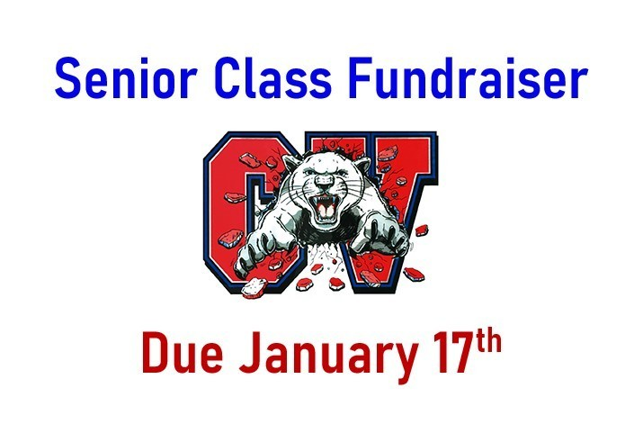 CVCSCougars's tweet photo. Seniors!!! The senior class fundraiser is due Tuesday, January 17th. https://t.co/Mjqor7aKre
