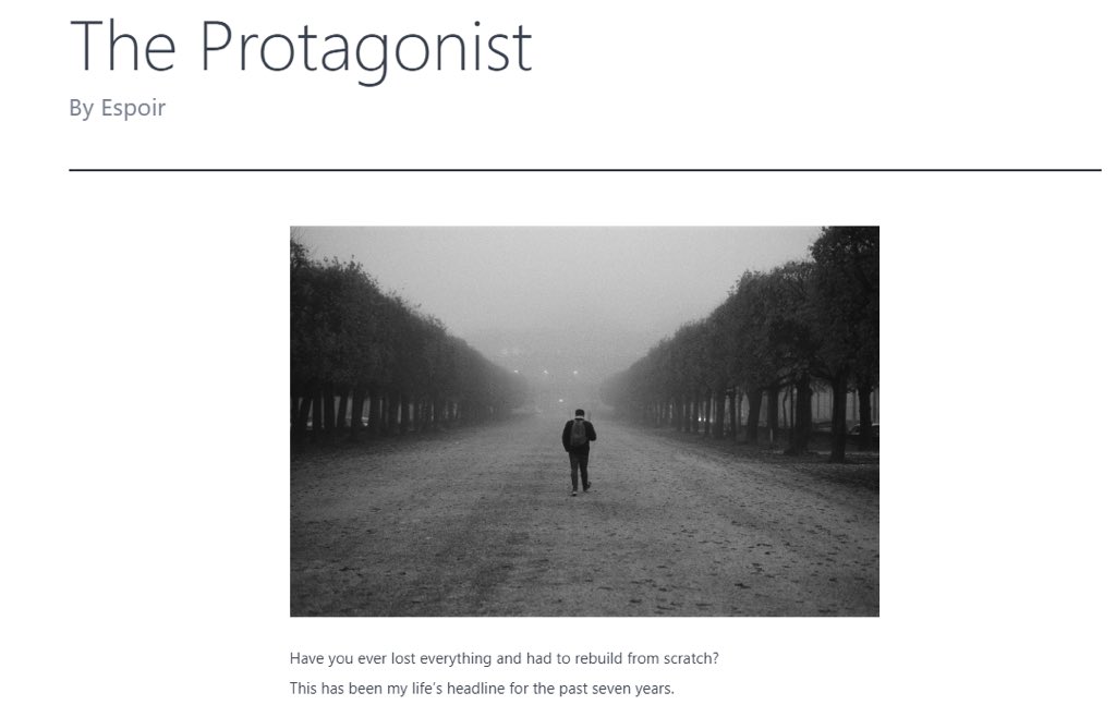 "After a period of despair, Espoir explains how he went from awaiting change to deciding to become the protagonist of his life. In "The Protagonist", he highlights how he made some simple but necessary decisions that changed his life in a refugee camp..
thegoatpol.org/story/the-prot…
