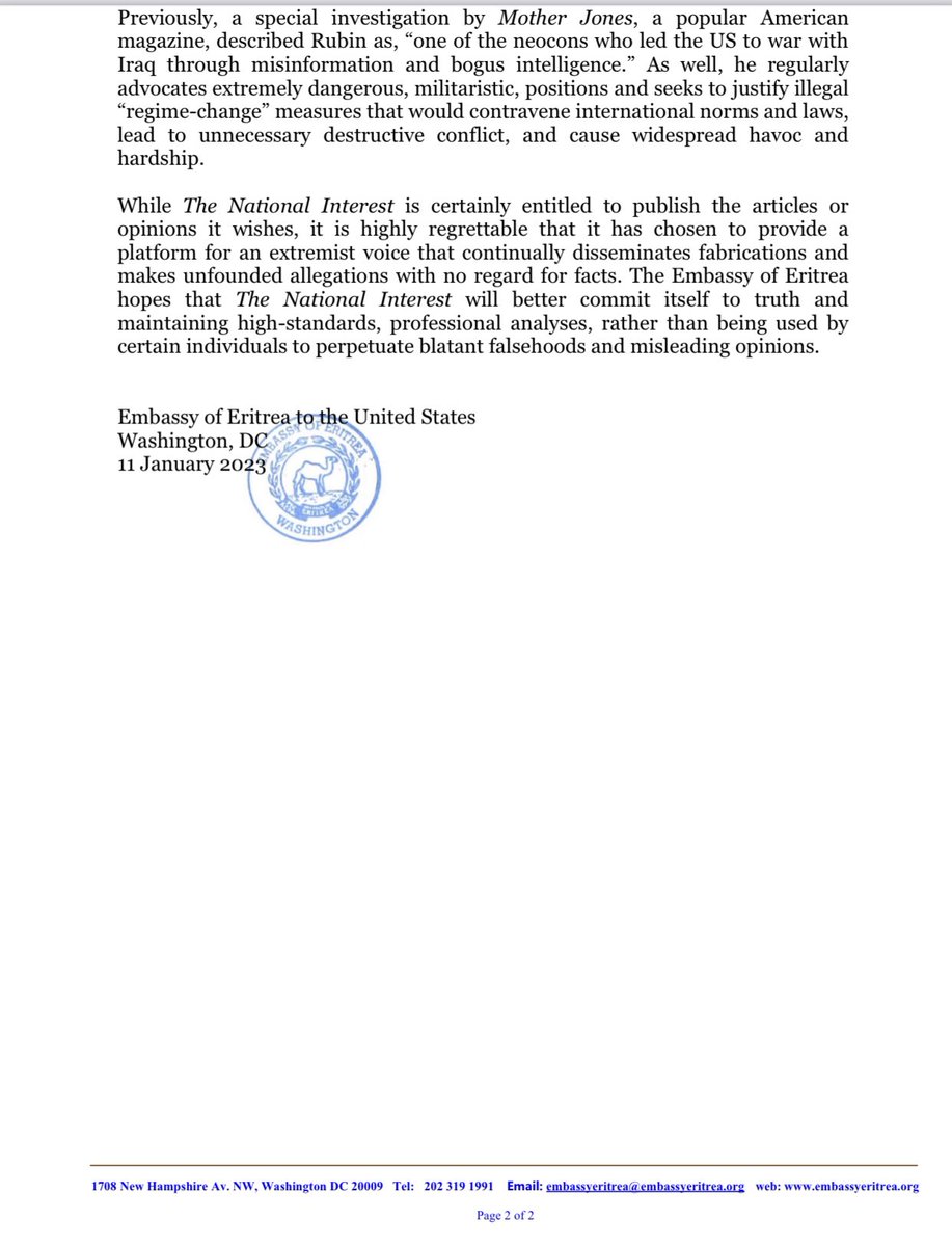 EmbassyEritrea tweet picture