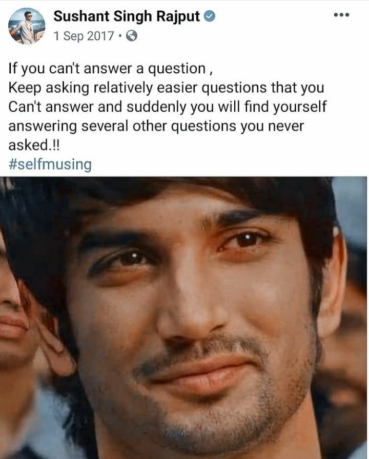 RIDDHI56987171's tweet photo. #11January2023
Night TL
#SelfMusingBySushant
SelfMusing By Sushant Shows Sushant's intelligent, Positive & brilliant Nature βππ₯ https://t.co/84zNh3Ih2Q