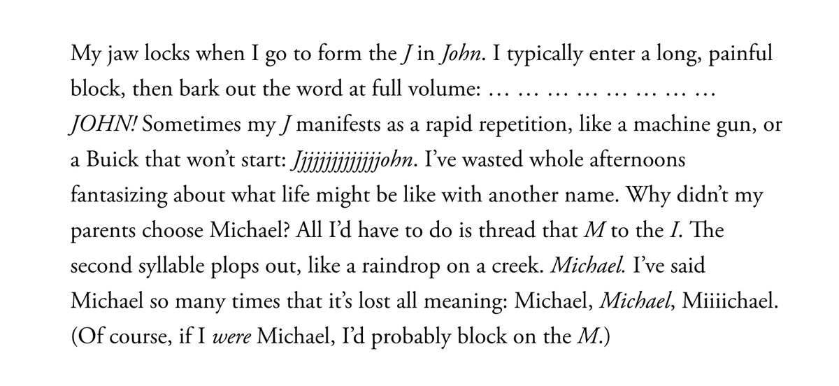 This morning <a href="/TheAtlantic/">The Atlantic</a> published a short excerpt from my book LIFE ON DELAY. It's about, among other things, a lifetime of fighting my own name: theatlantic.com/ideas/archive/…