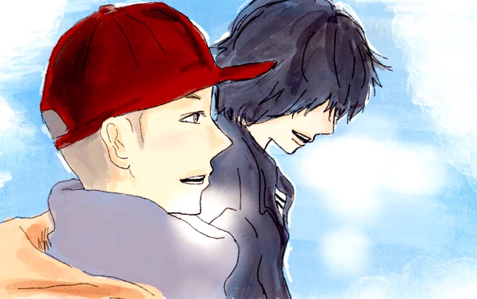 Twitterの画像、横長表示になったのねだいたい縦長に描いてしまうんだよなー。。 