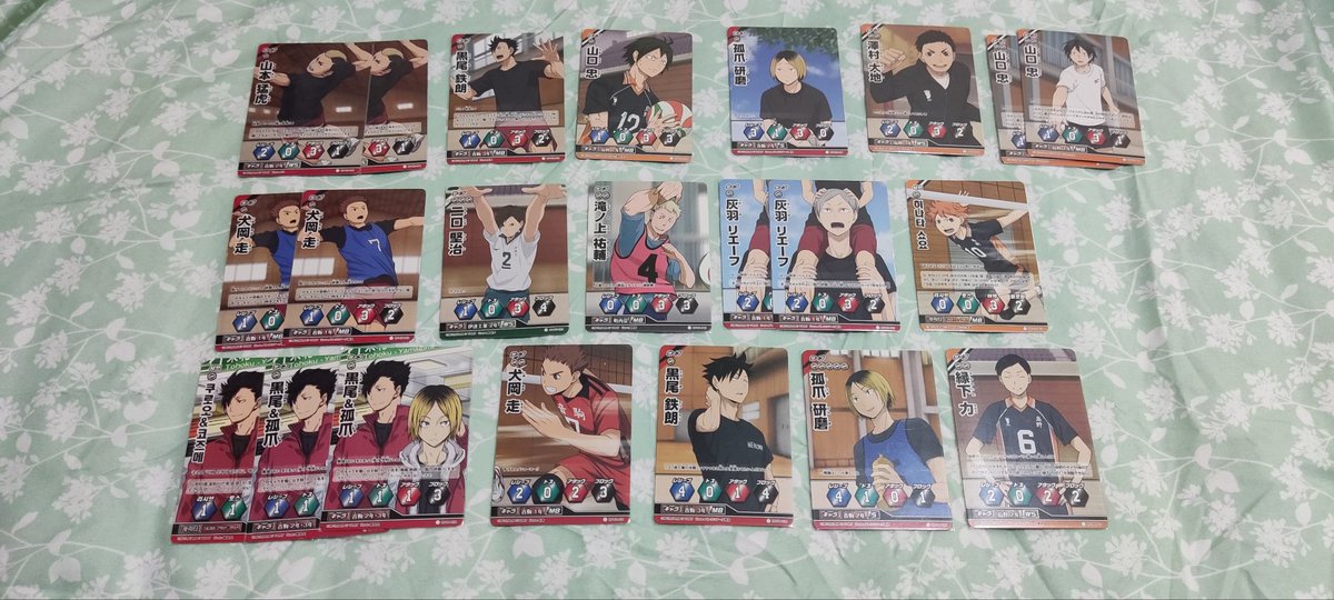 TheRogueRen's tweet photo. WTS LFB PH
[Please rt 🙏]

Selling Official Haikyuu Vobaca Japanese Ver.

30 pcs set
1 Promotional 
7 Rare (Holo)
22 Regular
Rfs: Quitting 

All in good condition with card sleeves

Price: Php 1000

Mop: gcash

tags hq haikyuu vobaca volleyball card haikyu https://t.co/EodswaVs1P