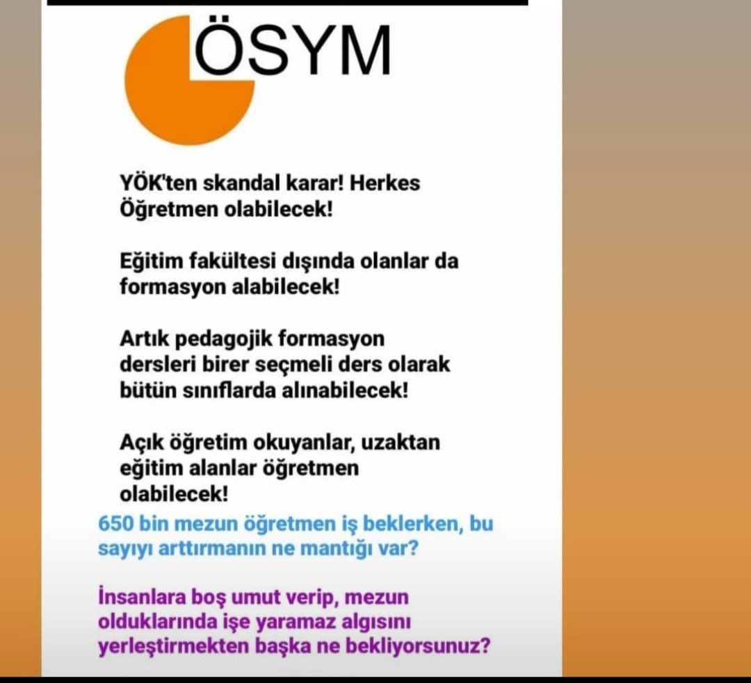 emellll05's tweet photo. Bizim okuduğumuz Eğitim Fakülteleri 
YÖK e mi bağlı? 
Ben anlamıyorum. 
HER YERDE Mİ ÜVEY EVLAT MUAMELESİ YAPILIR?
Mezun ol, öğretmen ol ÜVEY‼️‼️‼️
Devlete çalış, memur ol ÜVEY‼️‼️‼️
Öğretmenle derdiniz nedir?
#MemuraEk5Bin. 👇🏻👇🏻👇🏻👇🏻👇🏻 https://t.co/VPyvPYVhL9