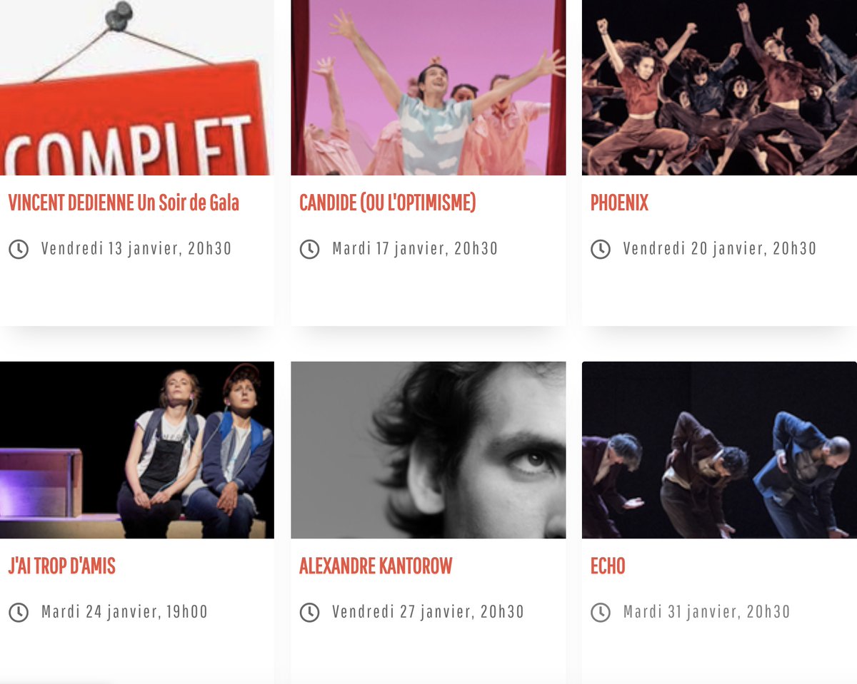 📢 En janvier.. ça se passe à 
<a href="/scene55mougins/">Scène 55</a> !!!
💃🎼🎭 Danse, théâtre, musique classique...
Un mois 100% émotion !
Consultez la programmation 👉 scene55.fr/saison-2022-20…