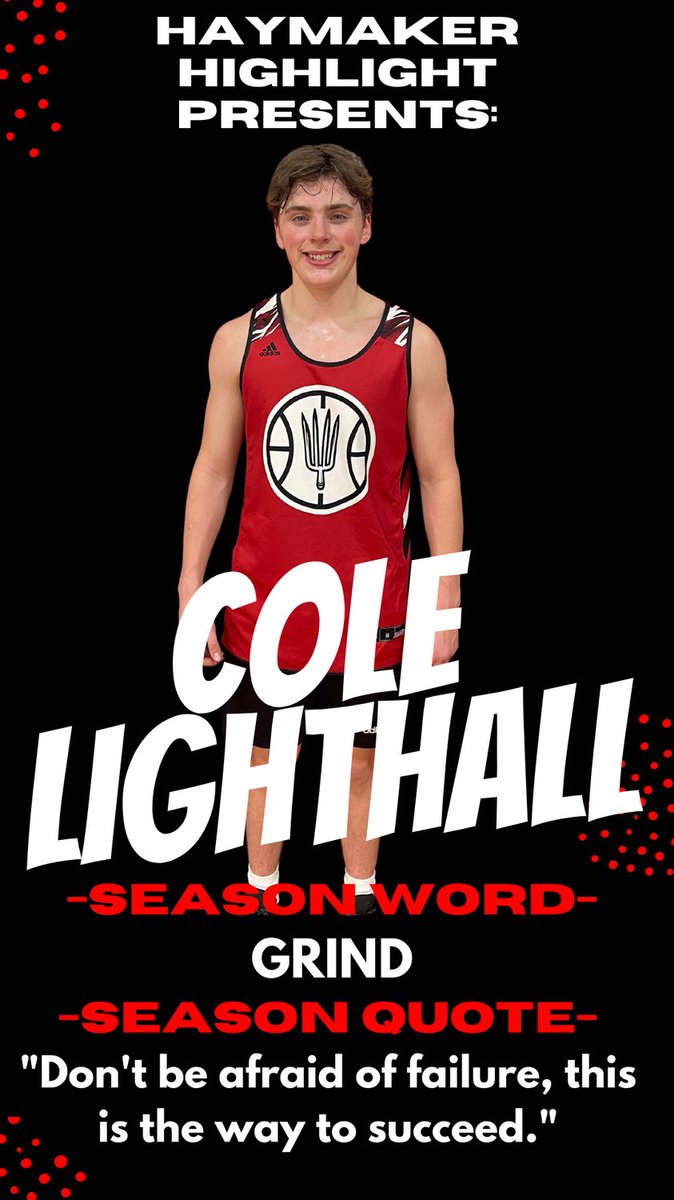 MakersAtThe222's tweet photo. Another #HaymakerHighlight presents a Junior, Cole Lighthall. Thanks for your commitment to this program Cole! #HaymakerWay https://t.co/wU3T59kduw