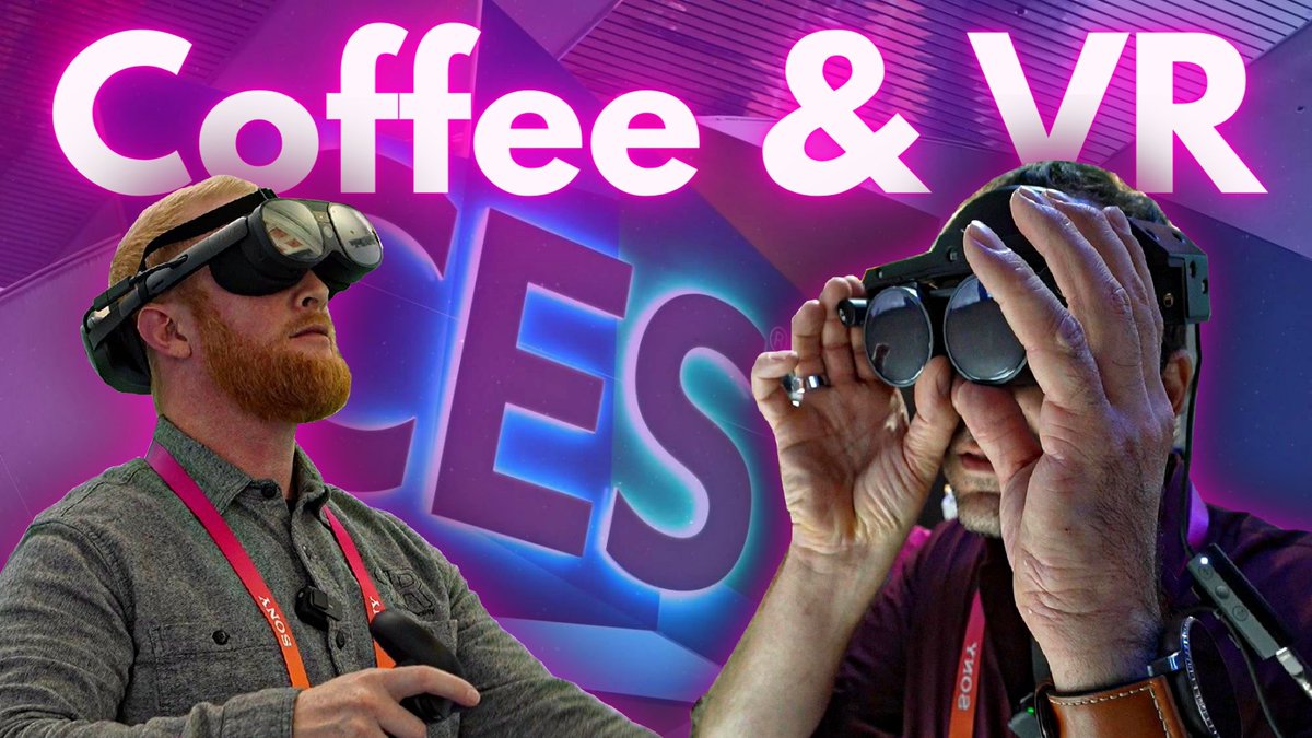 RealityRendered's tweet photo. https://t.co/fiI0HD5sEg
Special Coffee &amp; VR episode this week, where we talk about a bunch of the tech we experienced @CES this year. Mark your calenders!!!
@lynx @PlayStation @ajnalens @pimaxofficial @htcvive @shiftall_global @SomniumSpace @owogameofficial @aubika @OvrTechnology https://t.co/hOwiglEDD0