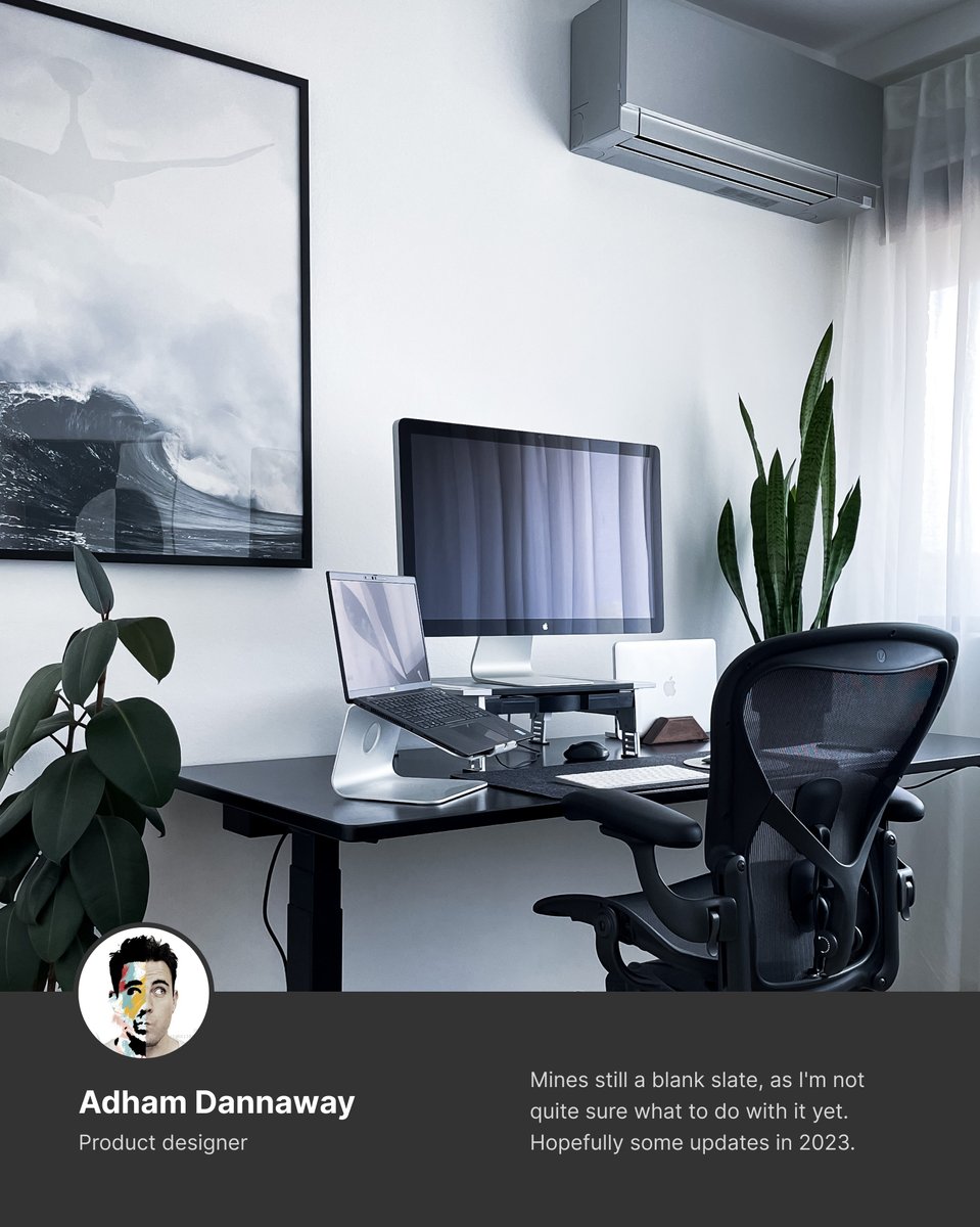 To start off 2023, I was looking for inspiration to improve my workspace setup and found @workspaces...