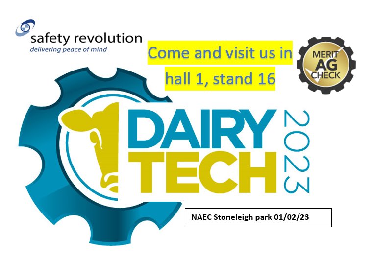 Come and say hello! We look forward to welcoming you on the stand! dairy-tech.uk/visiting/buy-t… #dairytech2023 #farmsafety