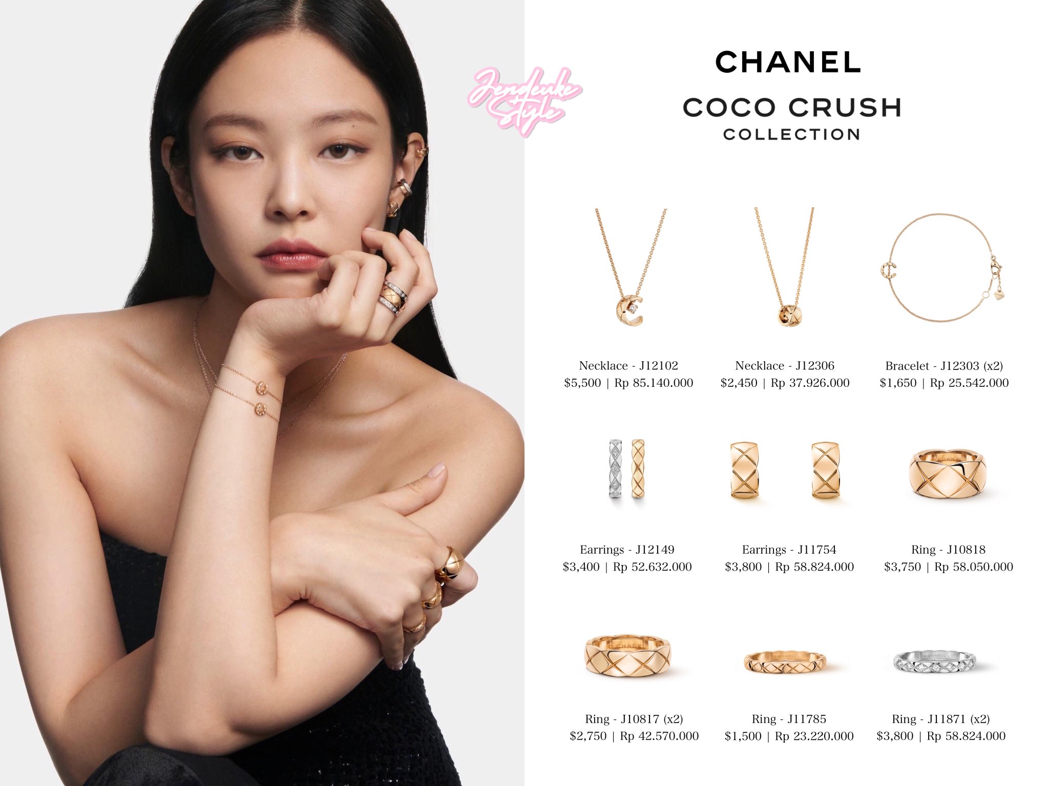 JENNIE STYLE on X: 230111 #JENNIE for #CHANEL Coco Crush ✨ Jennie x CHANEL  Coco Crush #JENNIEforCOCOCRUSH #CHANELFineJewelry @CHANEL   / X