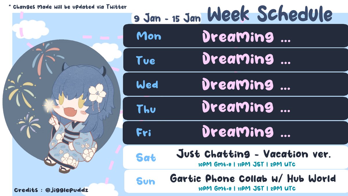 Yumeru_Castella's tweet photo. I'm back!! Kinda uwu, schedule will still be whack but I'll update via twitter.

But exciting weekends!! :D

#ENVtuber #VTubersAreStillWatching #VTuberUprising #YumeruLive https://t.co/OdrKQKWw0H