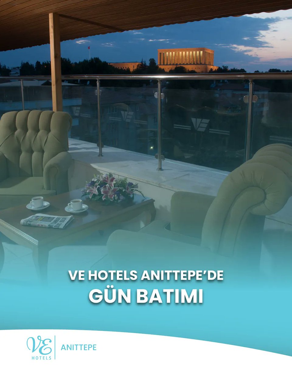 VE Hotels Anıttepe’de Akşam Manzarası Bir Başka Güzel. anıttepe.vehotels.com.tr tel : 0312 530 09 91 #vehotels #vehotelsanittepe #evinizihissedin #ankara