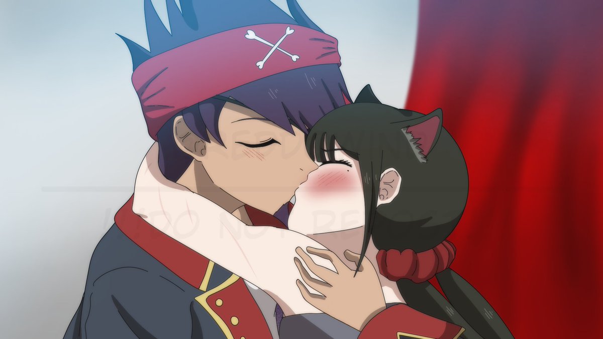 Dr! CW : kaimaki, kissing.

Kaimaki shippers... Where are you at~?

Art by sender