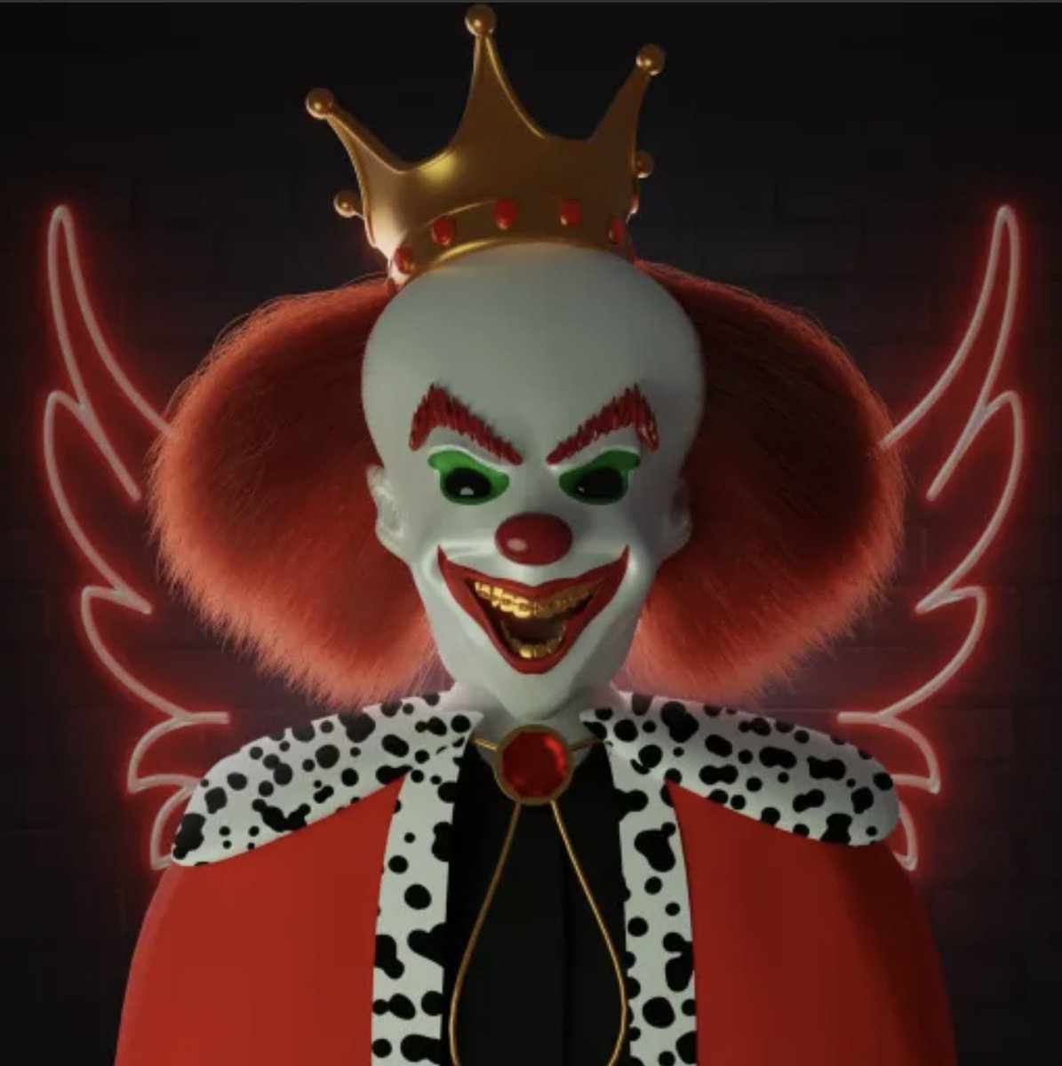 I couldn’t just leave it there. 🛟 it had a crown 👑 &amp; a Robe 👘 🎈🤡