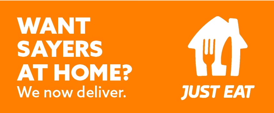 Want some of our delicious pastries from the comfort of your home? Sayers are now on Just Eat! 

just-eat.co.uk/takeaway/brand…