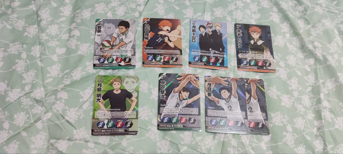 TheRogueRen's tweet photo. WTS LFB PH
[Please rt 🙏]

Selling Official Haikyuu Vobaca Japanese Ver.

30 pcs set
1 Promotional 
7 Rare (Holo)
22 Regular
Rfs: Quitting 

All in good condition with card sleeves

Price: Php 1000

Mop: gcash

tags hq haikyuu vobaca volleyball card haikyu https://t.co/UrsuQsStqd