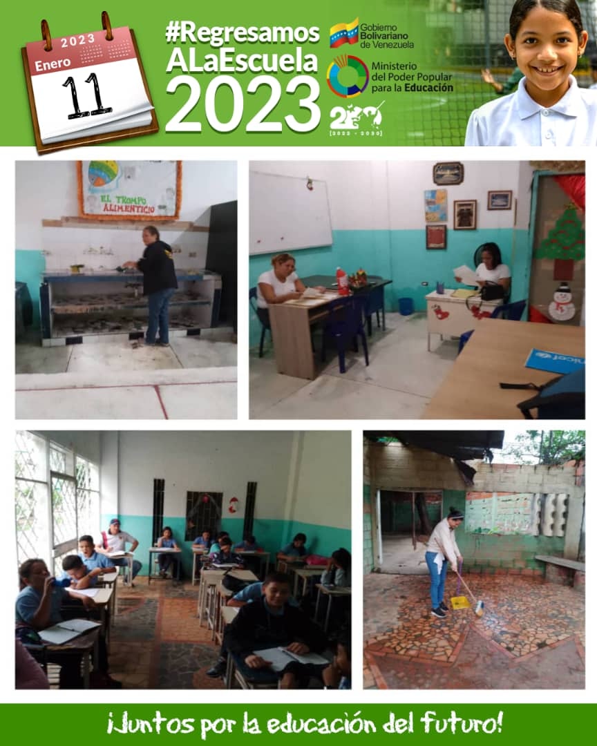 ACTIVIDADES ESCOLARES EN EL LICEO NACIONAL "JUAN BAUTISTA ARISMENDI" DE LA ALDEA "TIENDITAS". UREÑA, 11 DE ENERO DE 2023. <a href="/NicolasMaduro/">Nicolás Maduro</a> <a href="/dcabellor/">Diosdado Cabello R</a> <a href="/_LaAvanzadora/">Yelitze Santaella</a> <a href="/Berzabethg1/">Berzabethgandicaoficial</a> <a href="/AndersonORomero/">Anderson O Romero G</a> <a href="/YuniorClavijoM/">CARLOS Y. CLAVIJO M.</a> <a href="/apontejesus/">Jesús Adrián Aponte</a> <a href="/carrilloalcald1/">Jhon Carrillo</a> <a href="/AlcaldiaBUrena/">Alcaldia Bolivariana De Ureña</a> <a href="/PartidoPSUV/">PSUV</a> <a href="/PSUVTachira/">PSUV Táchira</a>