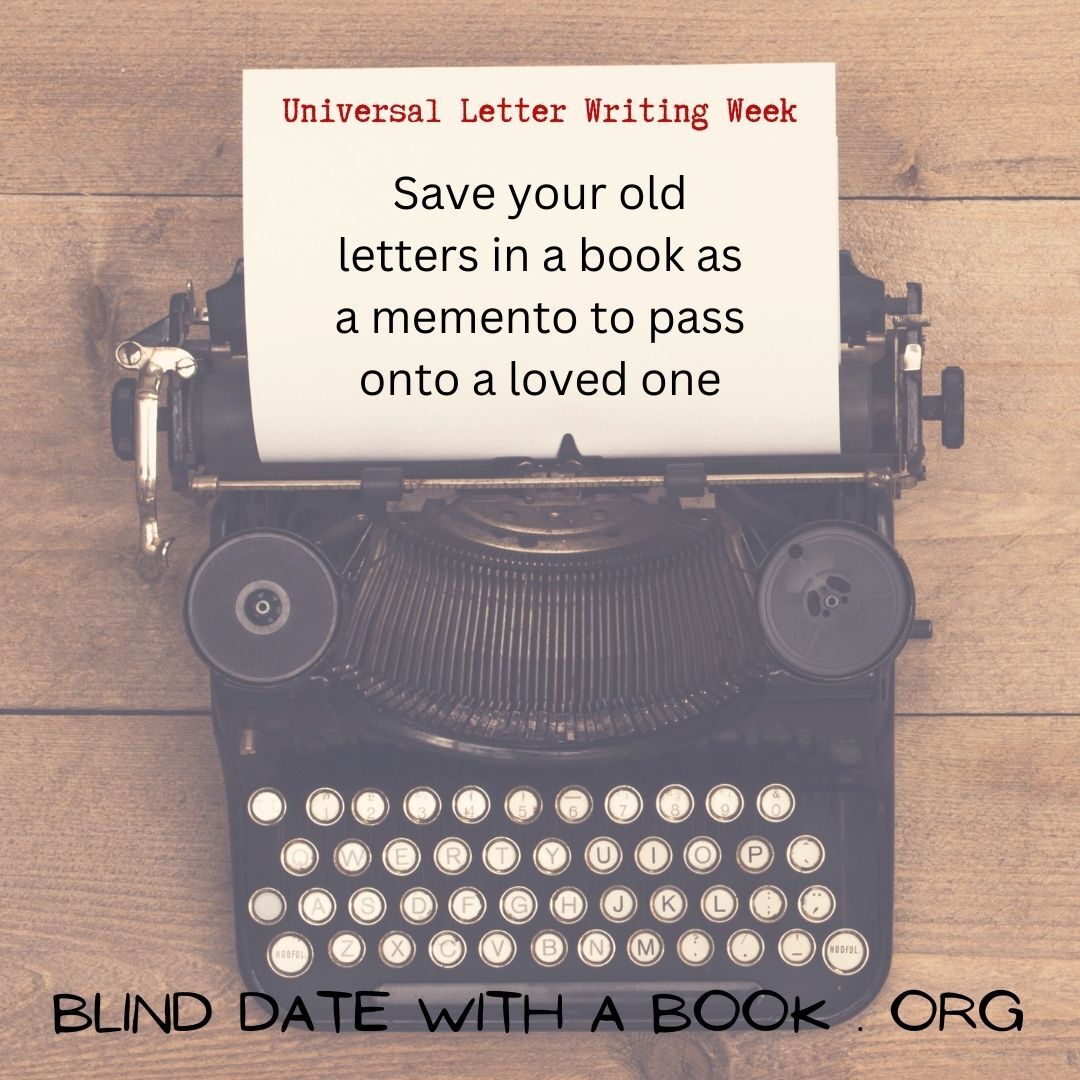 blinddatewbook's tweet image. I LOVE this idea! I wish I still had some of the letters I used to write.

I do have a few of my old journals, but I didn't write in them often, so there'd be a LOT of gaps to fill in... 😜

#blinddatewithabook #letterwritingweek #booklover #giftideas