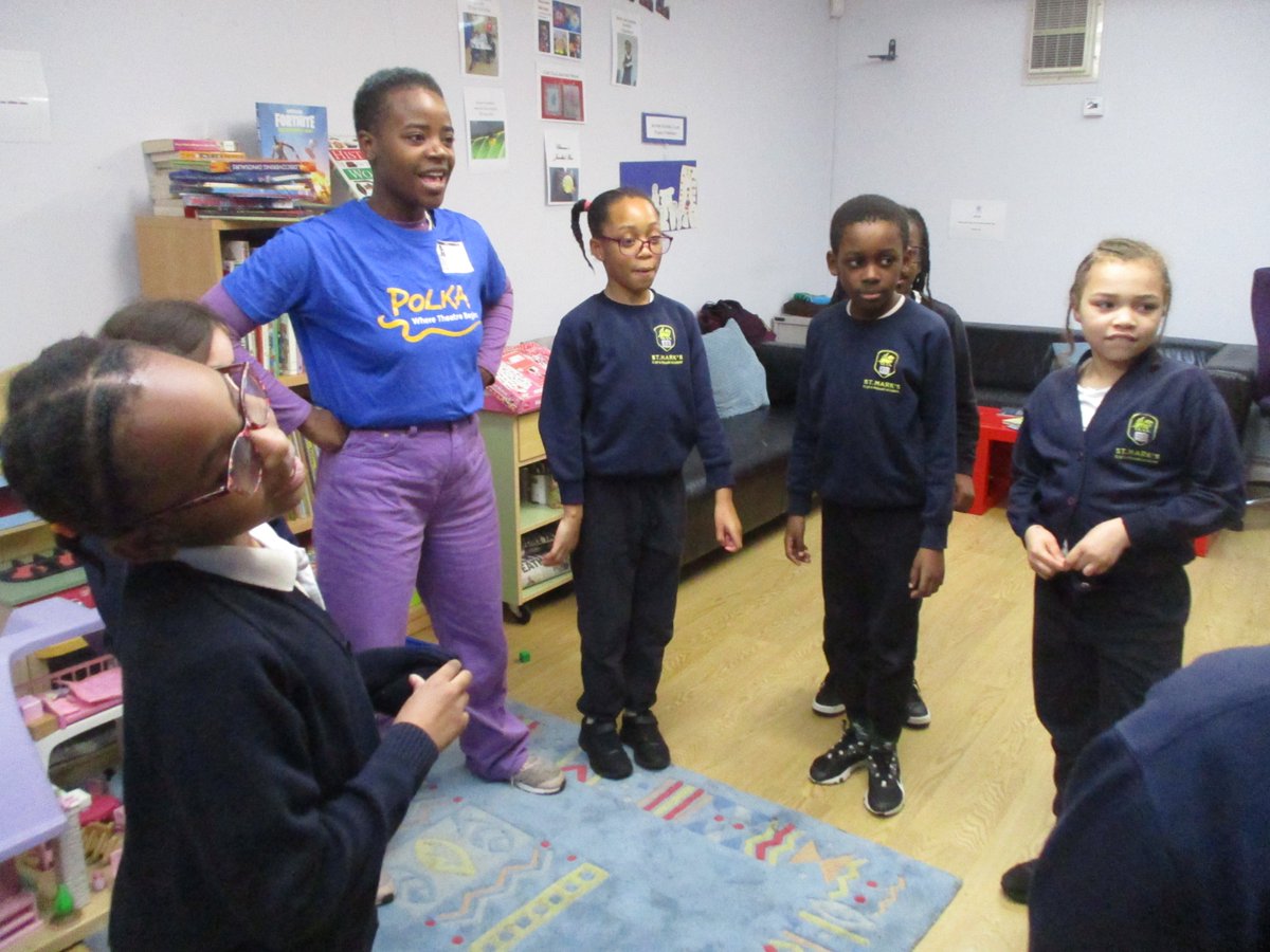 stmarksacademy1's tweet image. This afternoon, we welcomed Tatenda from @polkatheatre as we started the #WriteHereWriteNow project.

The children were buzzing and they all engaged really well.

@reach2trust @chrisdysonHT @MichaelRosenYes @MotherRoxanne