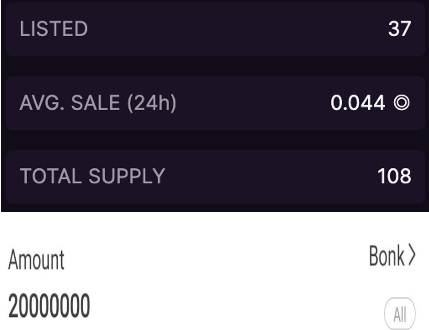 SoccerBalloon's tweet photo. We are Airdroping 10000 $BONK for every Soccer Balloons Holder (Delisted NFTs).
Our goal is make a high FP, now -> 37 Listed 🚀🚀

Just Delist &amp; send your wallet and NFT number on this form : https://t.co/2uBsU00GS3

#Airdrop  #Giveaway #Bonk #NFTCommunity #FreeMint #SolanaNFTs https://t.co/oKXdHW3nxb
