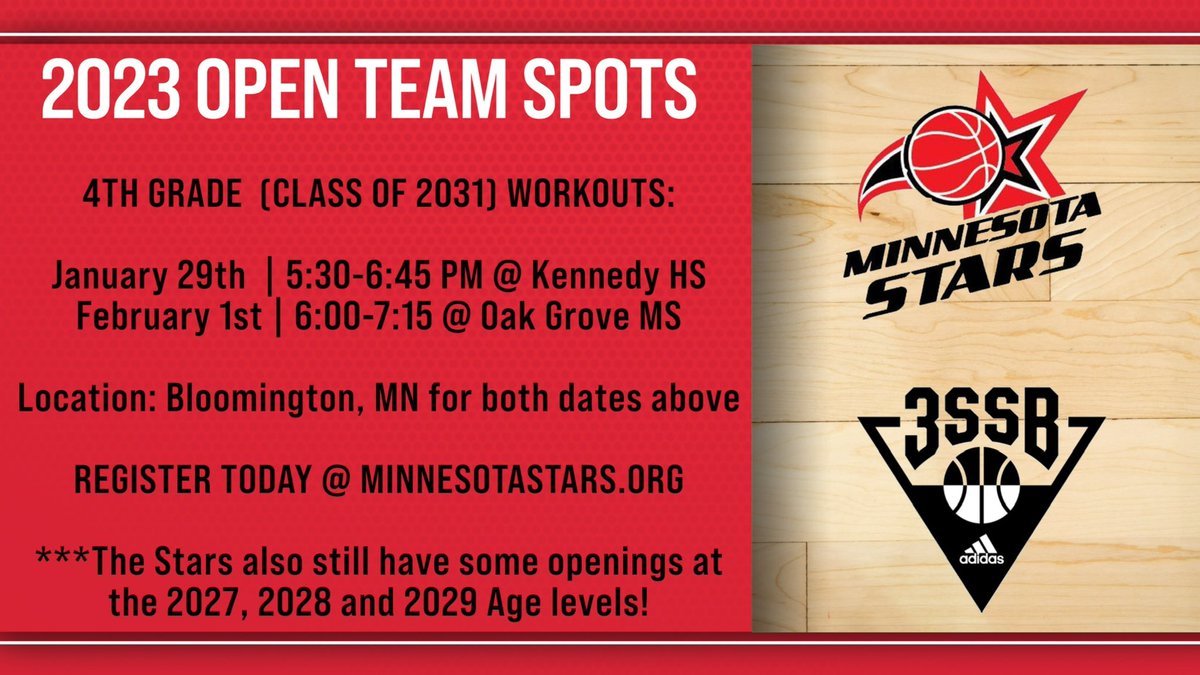 Minnesota Stars AAU tweet media