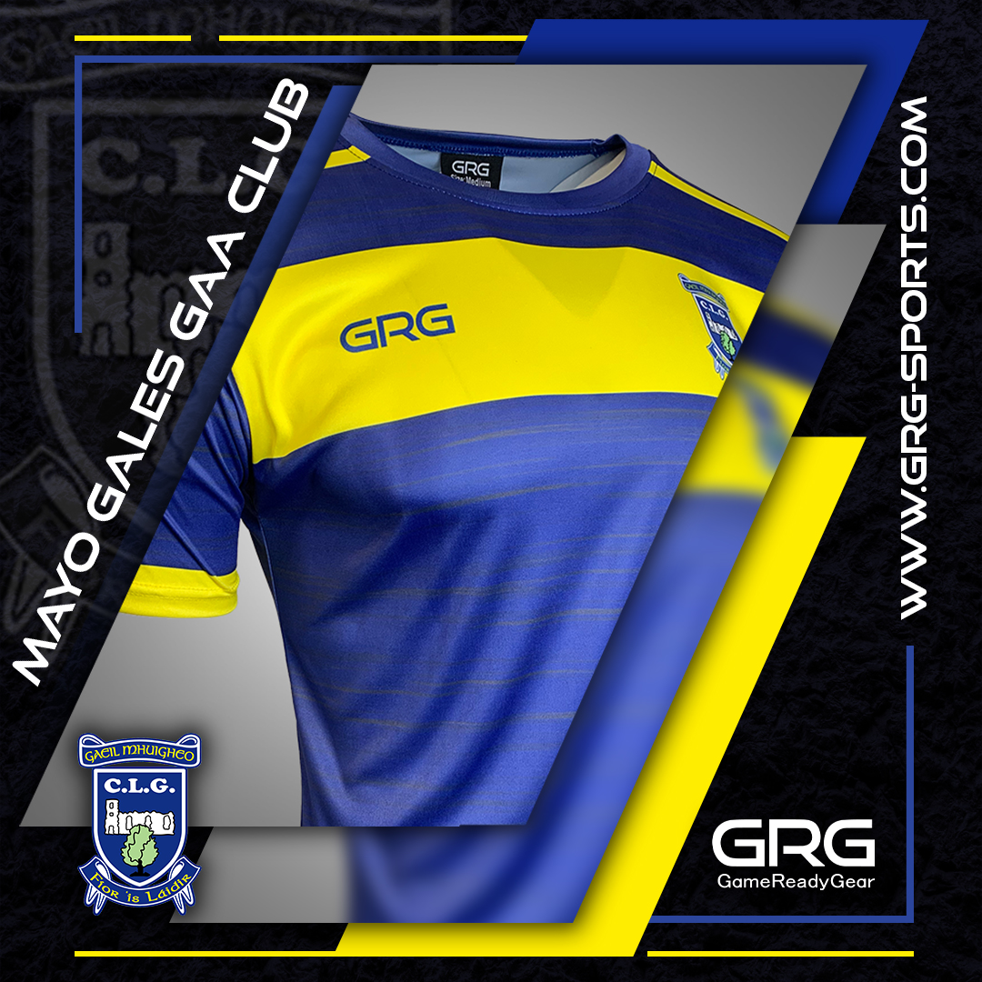 GrgSportswear's tweet photo. An example of our Training jersey 026 sent out to @mayogaelsgaa Contact our sales and design team to get your team Game ready today in our wide range of training jerseys or with a completely bespoke design.
📧info@grg-sports.com ☎083 021 5899
#GRG #TrainingJerseys https://t.co/LymAK4FxCZ