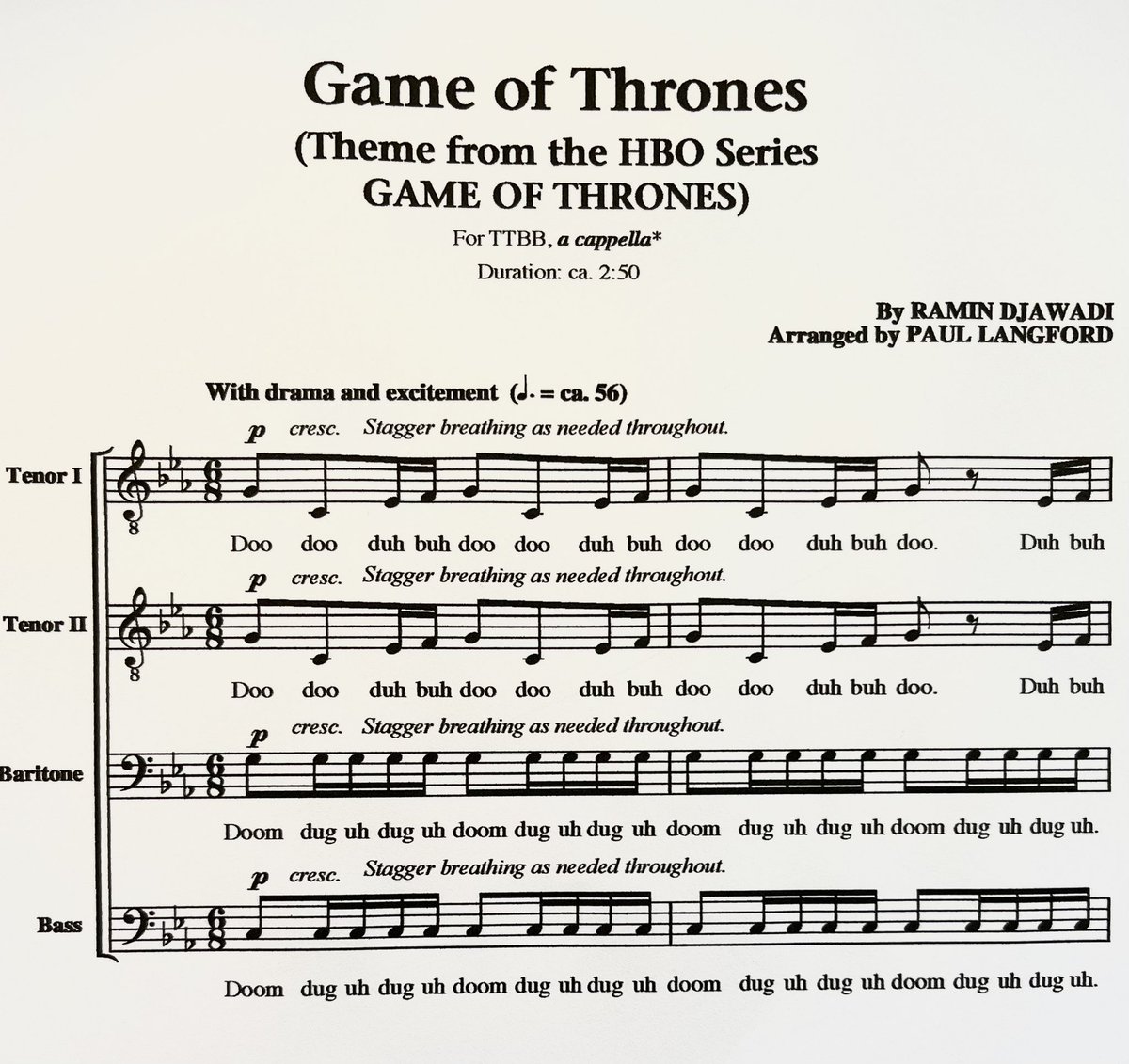 resoundvoices's tweet photo. Fancy singing this? We’re up and running for the new season and the repertoire looks fab. Join us at next Mondays Open Rehearsal! 📧 info@resoundmalevoices.org https://t.co/YrQEaGG54t