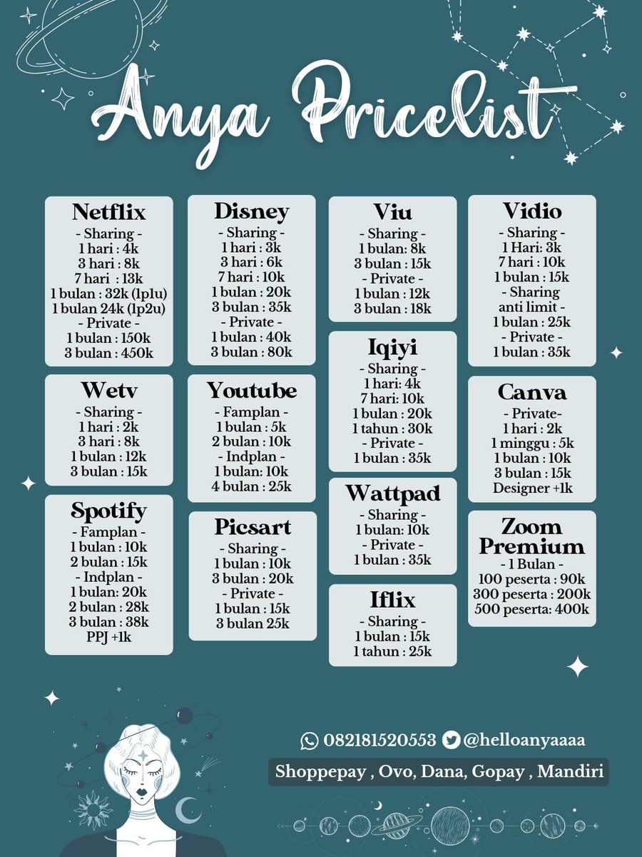 ellislisq's tweet photo. hai kakk💐
di @helloanyaaaa ada nih🙋
bisa liat aja dulu plnya yaa, kalau mau tanya-tanya atau order bisa langsung dm/wa✨
https://t.co/kO63z9K4tB💌 https://t.co/sJvSHoxoqq