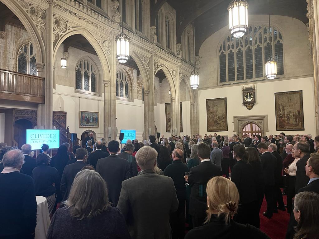 The <a href="/Wren300M/">Wren300SquareMile</a> project launched last night <a href="/GuildhallLondon/">Guildhall London</a> art gallery. Ours is one of 5 projects running this year to celebrate sir Christopher wren’s tricentenary. Great to see so many people coming together to hear our plans for the year ahead #Wren300  #HeritageTreasures