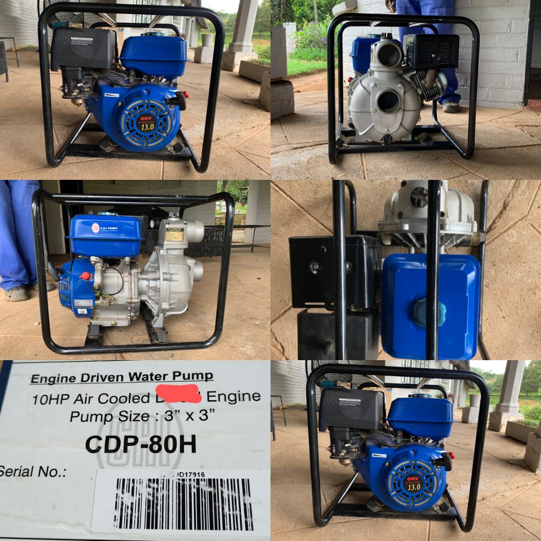 corporatefarmg1's tweet image. I am selling my water pump, it's brand new 10hp, petrol air cooled engine.

Price $1000

I will pay $200 commission to anyone who helps me sell the pump.

Whatsapp 0783025005 if interested in the pump

#farming