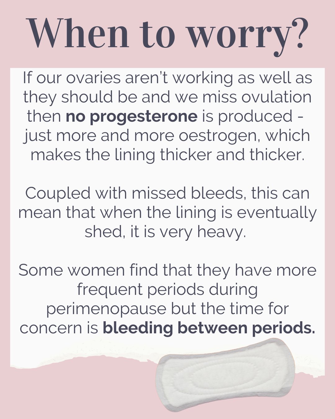 Perimenopausal bleeding online between periods