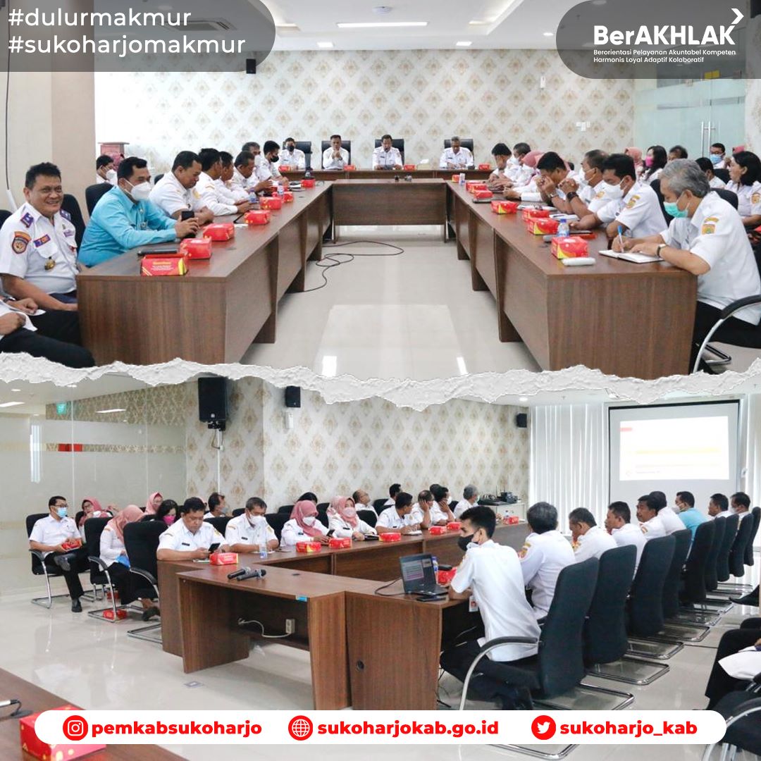 sukoharjo_kab's tweet image. Dulur makmur.. BAPPERIDA Kabupaten Sukoharjo mengadakan Rapat Orientasi Penyusunan Rencana Kerja Pemerintah Daerah Tahun 2024 bertempat di Ruang Rapat Wijaya I Gedung Menara Wijaya Lt. 9 Rabu, 11/01/2023.
#dulurmakmur
#sukoharjolebihmakmur
#BAPPERIDA
#pemkabsukoharjo