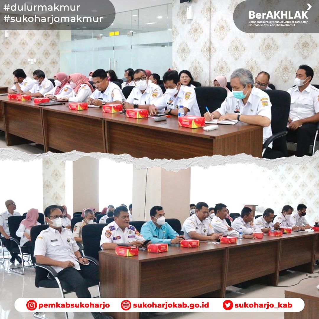 sukoharjo_kab's tweet image. Dulur makmur.. BAPPERIDA Kabupaten Sukoharjo mengadakan Rapat Orientasi Penyusunan Rencana Kerja Pemerintah Daerah Tahun 2024 bertempat di Ruang Rapat Wijaya I Gedung Menara Wijaya Lt. 9 Rabu, 11/01/2023.
#dulurmakmur
#sukoharjolebihmakmur
#BAPPERIDA
#pemkabsukoharjo
