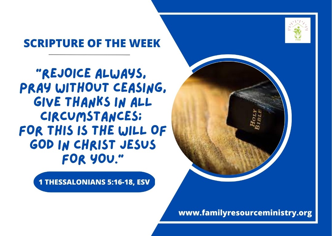 FamilyRministry's tweet image. Prayer never goes out of fashion. Take anything and everything to God in prayers.

#FamilyResourceMinistry
#PrayAlways
#WeeklyScripture
#wordfortoday