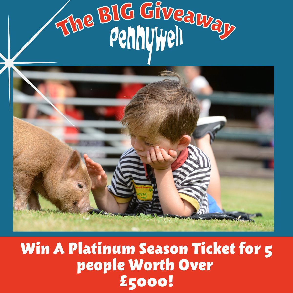 PennywellFarm's tweet photo. ⭐️COMPETITION TIME⭐️- A full season of farmyard fun awaits! 

Enter below 👇 to win a Season Ticket Bundle worth over £5,314! 
https://t.co/o9974AIHcU 

WINNER announced on January 19th. 
Good luck! https://t.co/oE1CGvqs4T