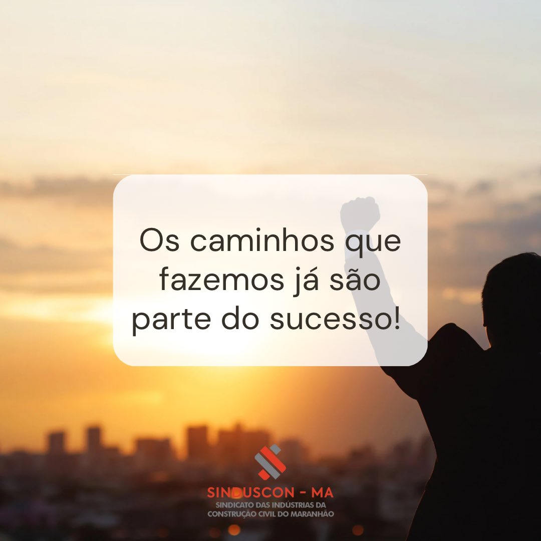 sindusconma's tweet photo. Bom dia👏🏼
Os caminhos que fazemos já são parte do sucesso!
#redesindusconma https://t.co/JNcaCvtWwd