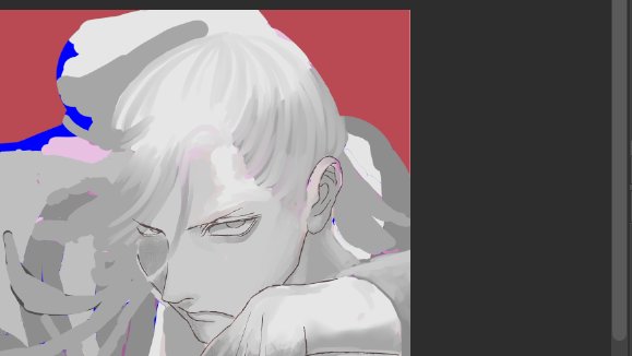 描きかけの宗三 